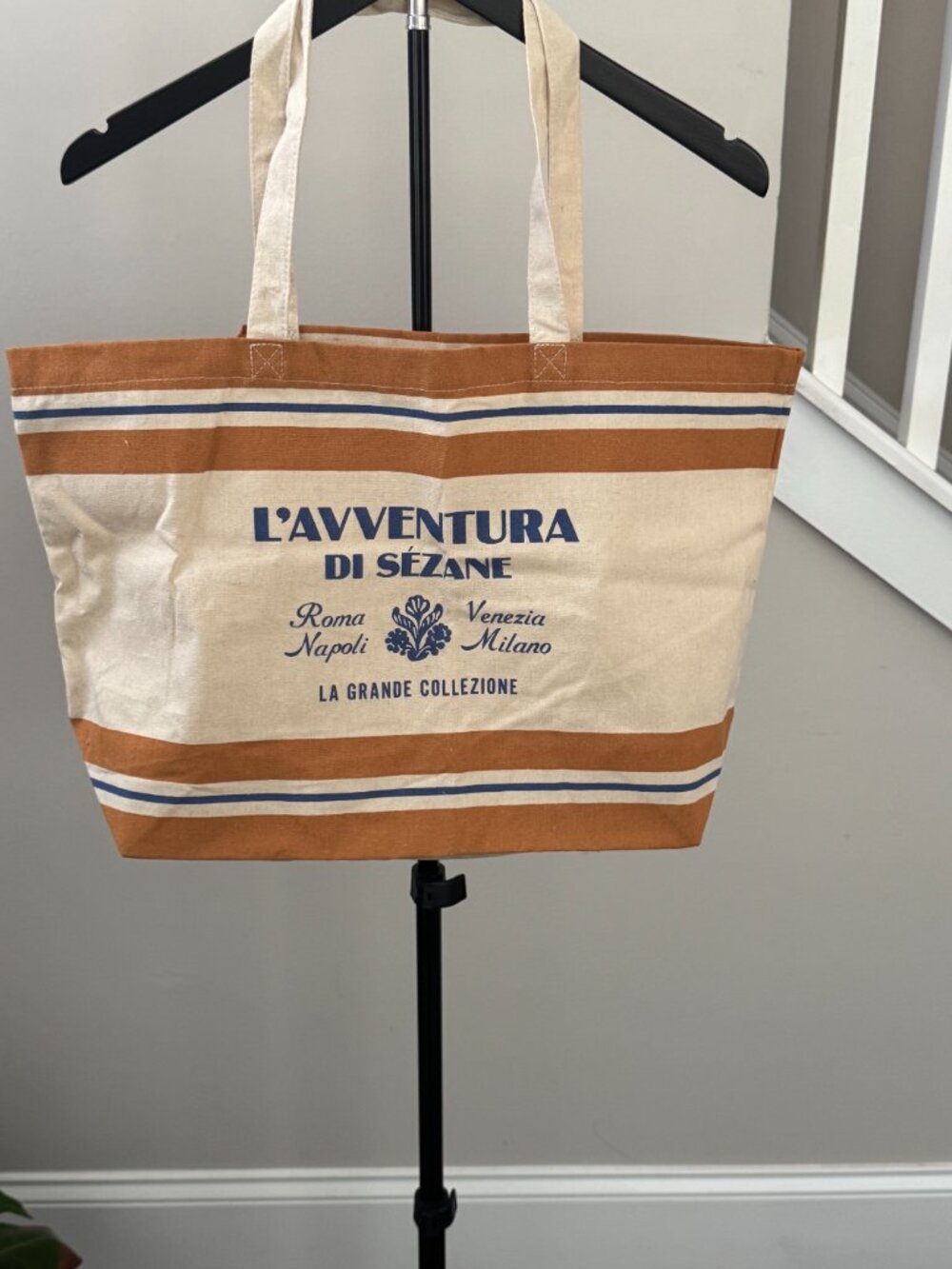 Italy We Got You Covered Sezane Cloth Tote Bag - NWOT